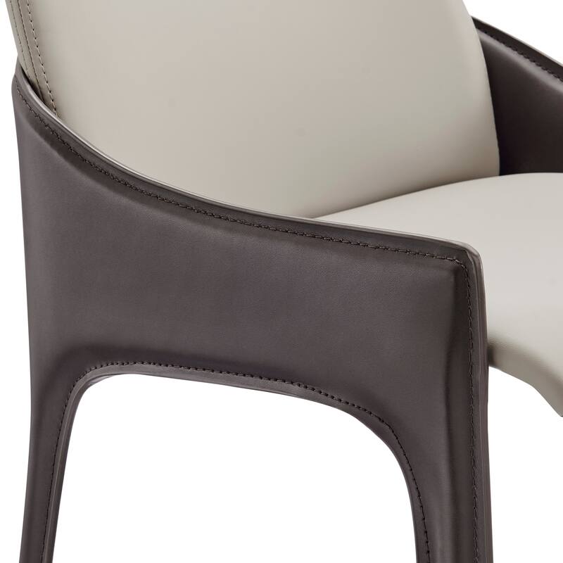 NPD Furniture Stella Faux Leather Counter Stool (Set of 2)