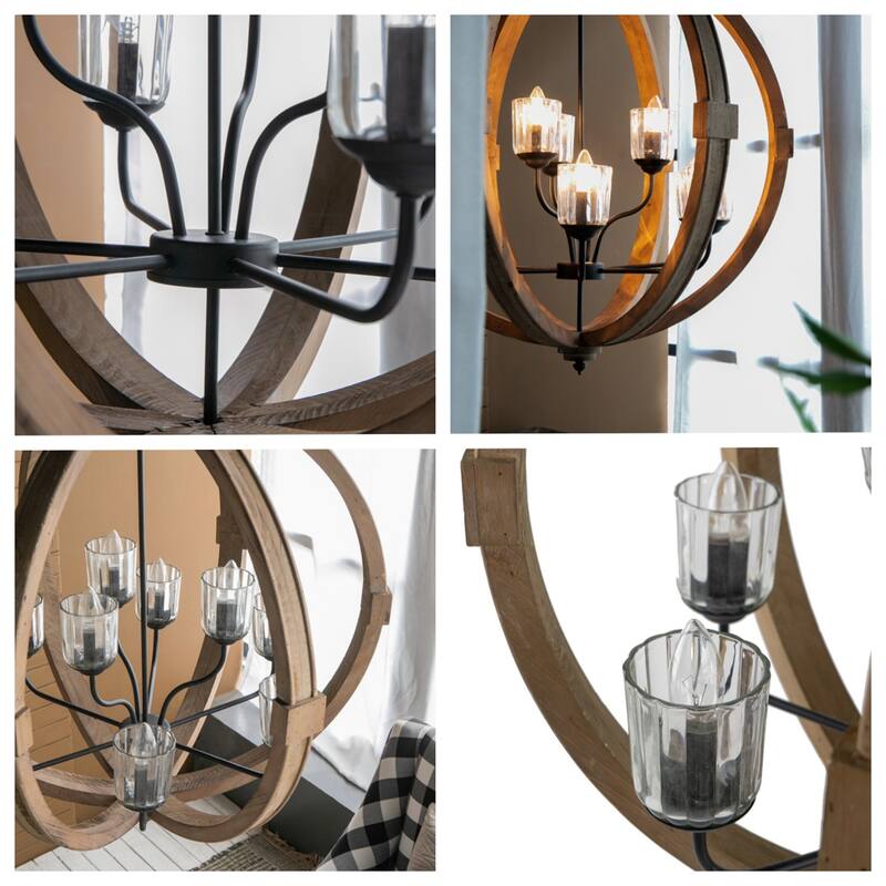 9 Light Globe Chandelier (Bulb Not Included)