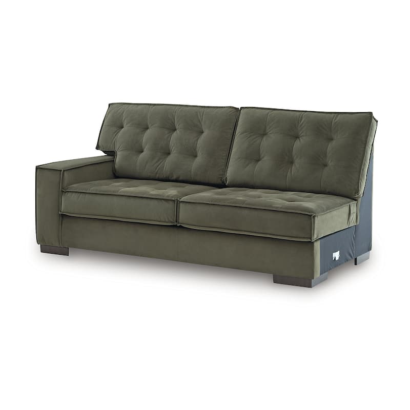 Signature Design by Ashley Chalcombe Green 2-Piece Sectional with Chaise - 128" W x 70" D x 38" H