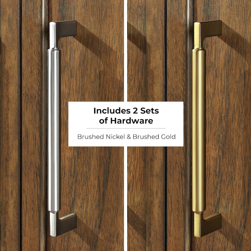 OVE Kira Warm Walnut Bathroom Vanity with White Engineered Stone Top