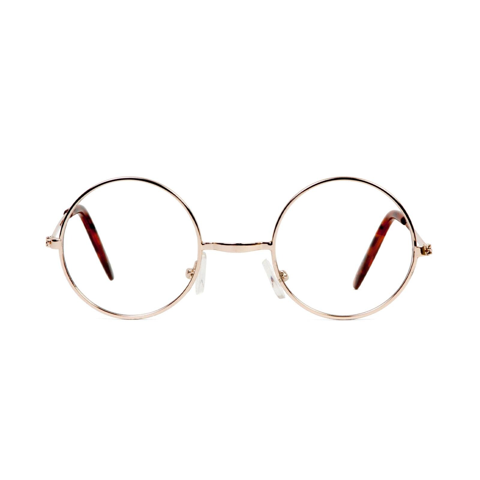 clear sunglasses gold frame