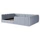 preview thumbnail 5 of 37, Velvet Upholstered Floor Bed