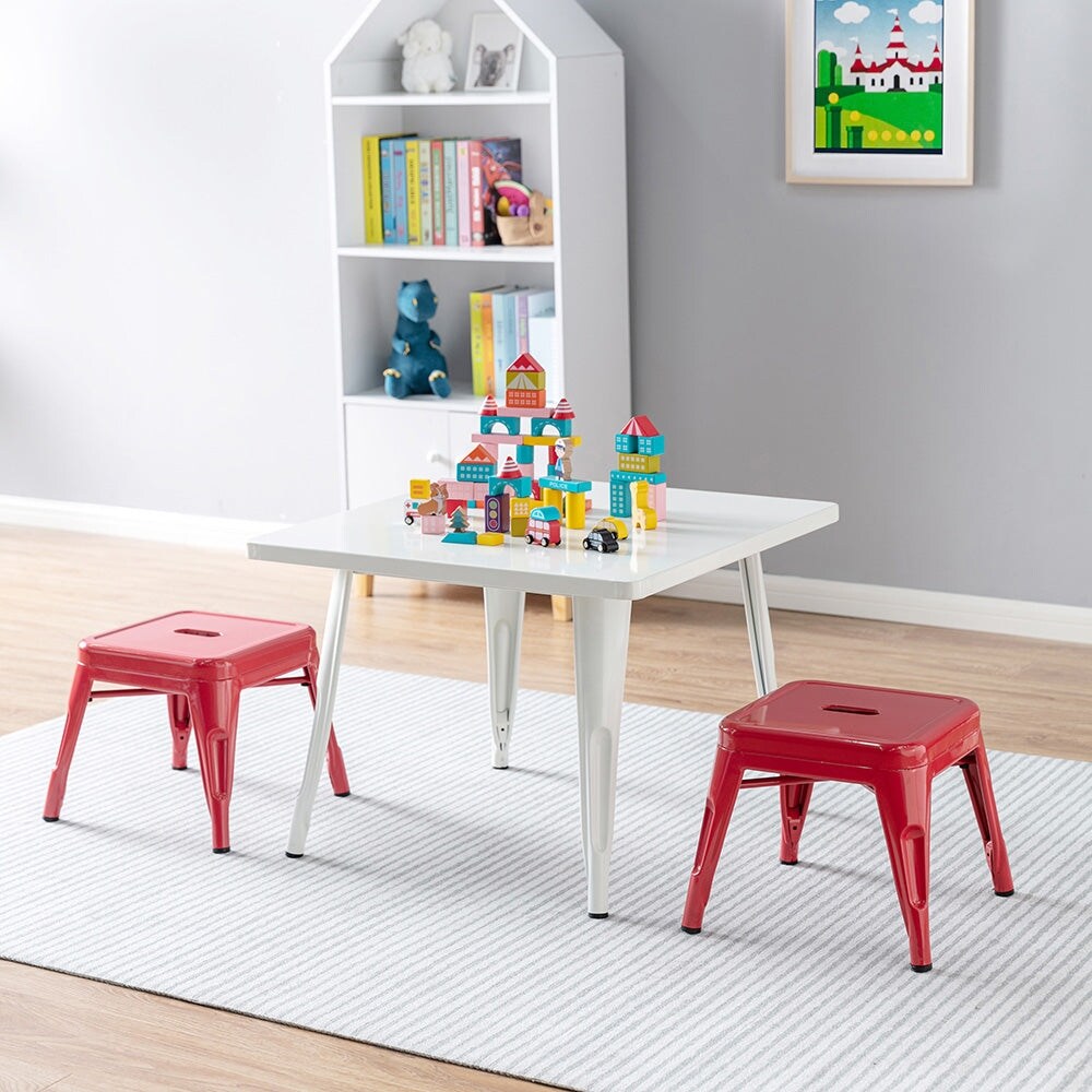 Kids store metal stool