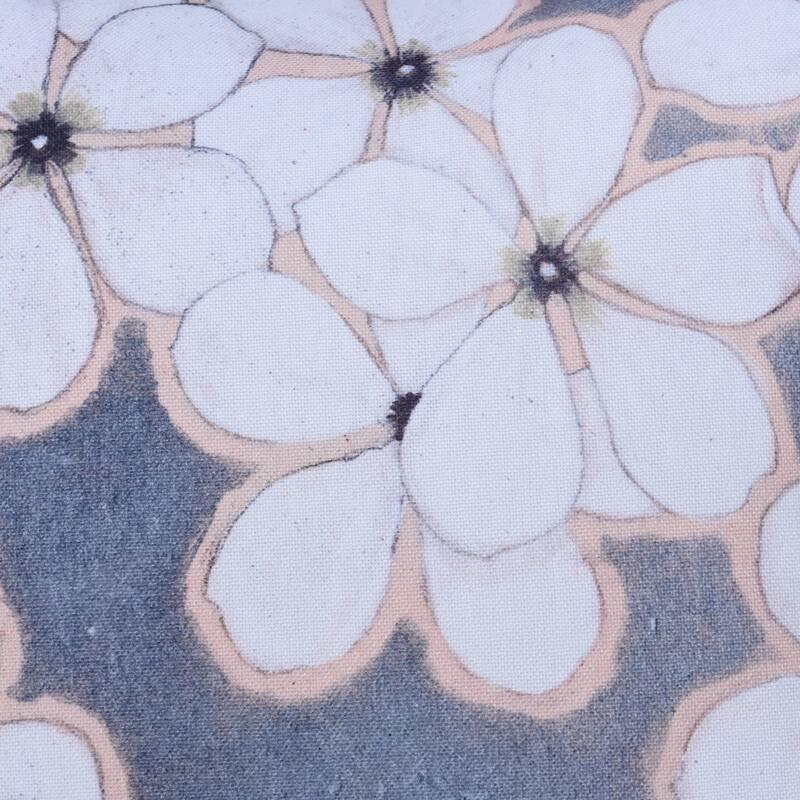 StyleCraft Norman Wyatt Home - Floral Pillow - Gray