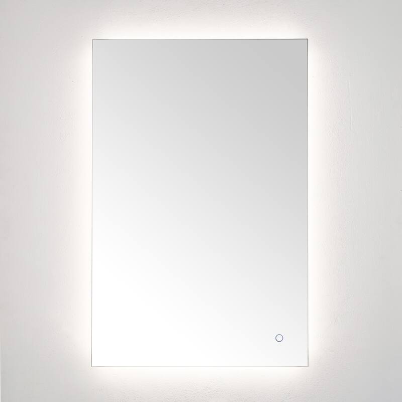 SAFAVIEH Mandi 24" Led Vanity Mirror - Silver - 24Wx2Dx36H