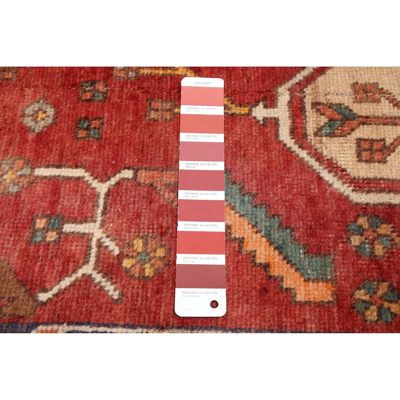 ECARPETGALLERY Hand-knotted Konya Anatolian Red Wool Rug - 3'9 x 14'4