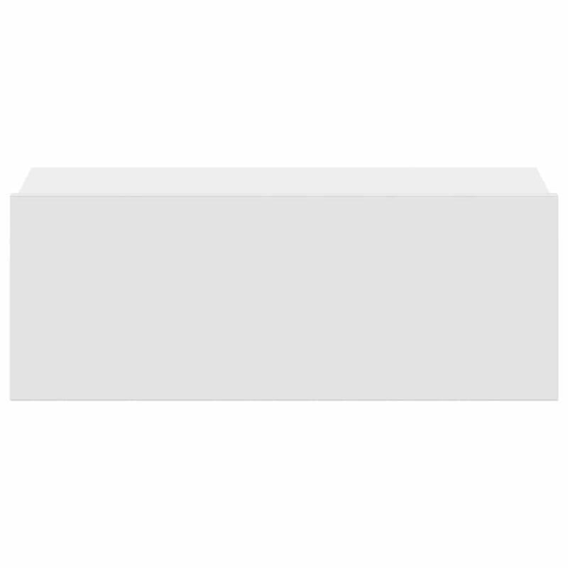 vidaXL Floating Nightstands Wall Mounted Bedside Furniture Engineered Wood