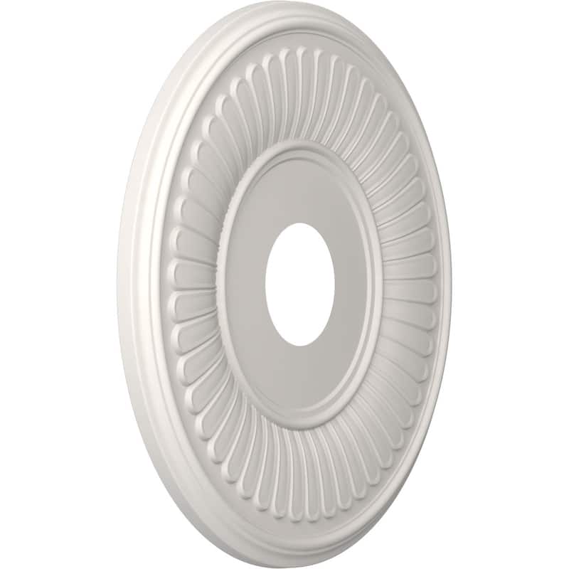 3 1/2" Inside Diameter - Berkshire Thermoformed PVC Ceiling Medallion