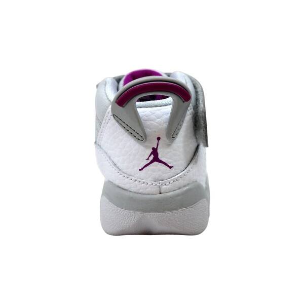 Shop Nike Toddler Air Jordan 6 Rings Pure Platinum Fuchsia Blast 942780 011 Size 2 On Sale Overstock 28728430