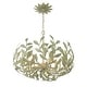preview thumbnail 4 of 3, Broche 5 Light Champagne Green Tea Chandelier