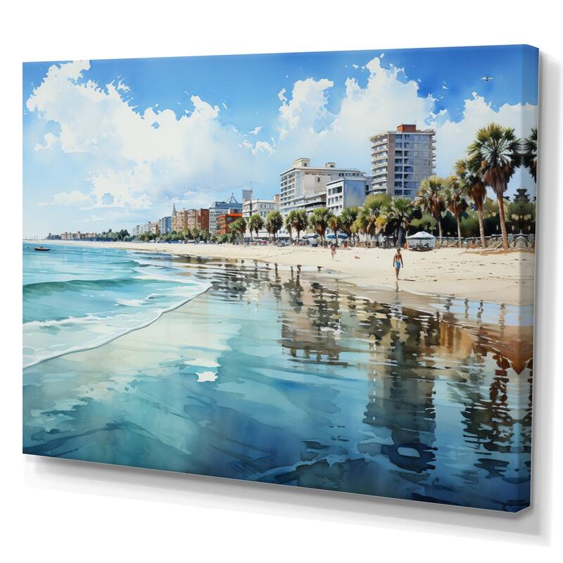 Designart "Myrtle Beach South III" Nautical & Beach Wall Art Prints