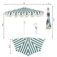 preview thumbnail 117 of 132, 9ft Half Market Umbrella, Scalloped, Crank, Tilt, UV, by JONATHAN Y