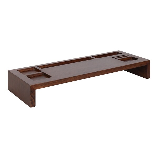 Kate and Laurel Briggs Desktop Wood Monitor Stand. Opens flyout.