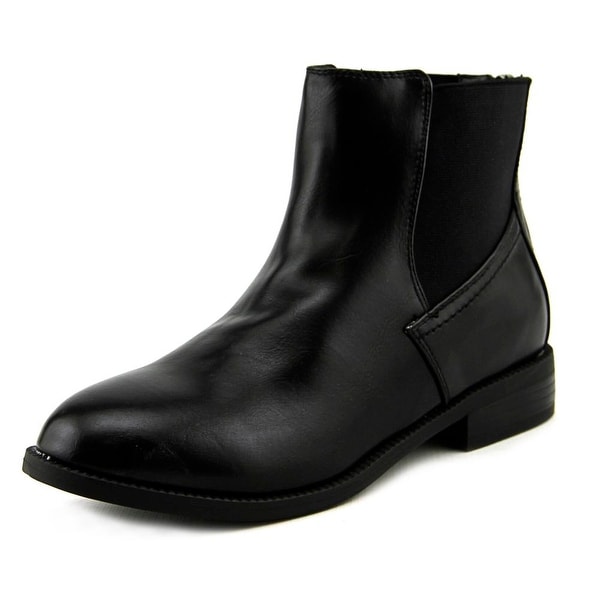 Carver Women Round Toe Synthetic Black Ankle Boot Carver Women Round Toe Synthetic Black Ankle Boot