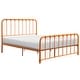 preview thumbnail 17 of 28, Nisky Platform Metal Bed Orange - Queen
