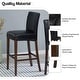 preview thumbnail 10 of 78, NPD Furniture Milton Bonded Leather Counter Stool