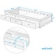 preview thumbnail 23 of 21, Merax Twin Platform Storage Bed with 3 Drawers