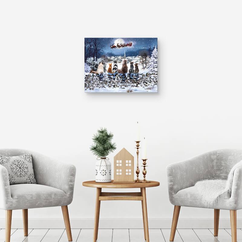 Christmas Cats by The Macneil Studio Canvas Art Print