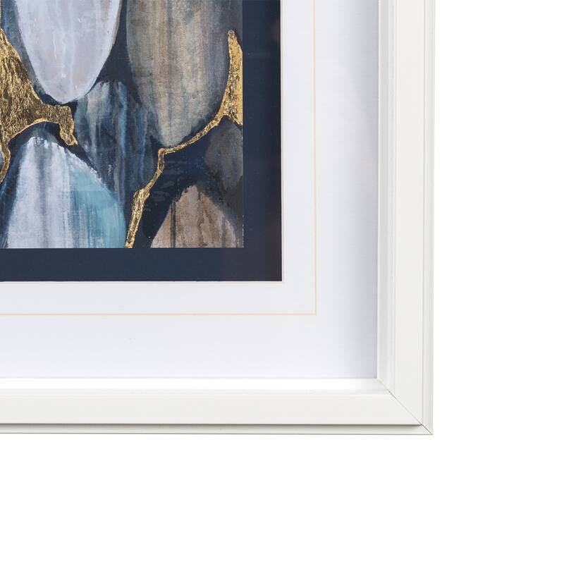 River Rocks Framed Art Print