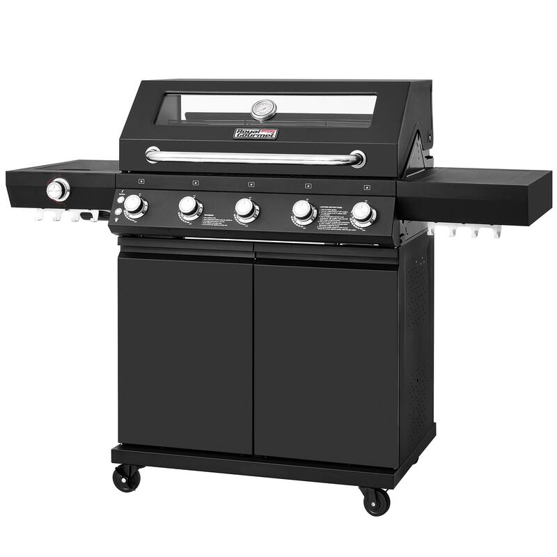 Royal Gourmet GEA5001H 5-Burner Gas Grill, With Infrared Side Burner