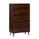 preview thumbnail 12 of 27, Walker Edison Mid-Century 5-Drawer Solid Wood Dresser