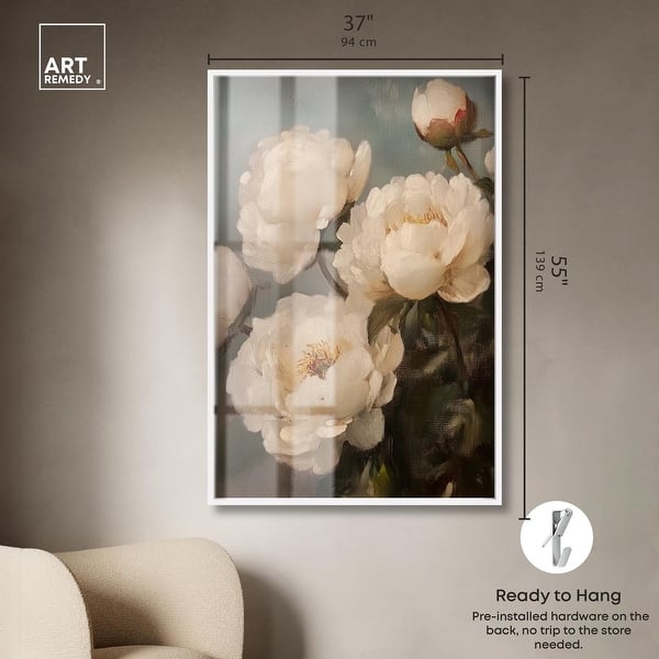 dimension image slide 16 of 18, Blooms of Bygone Days I Farmhouse Decor Shadowbox Print by Art Remedy