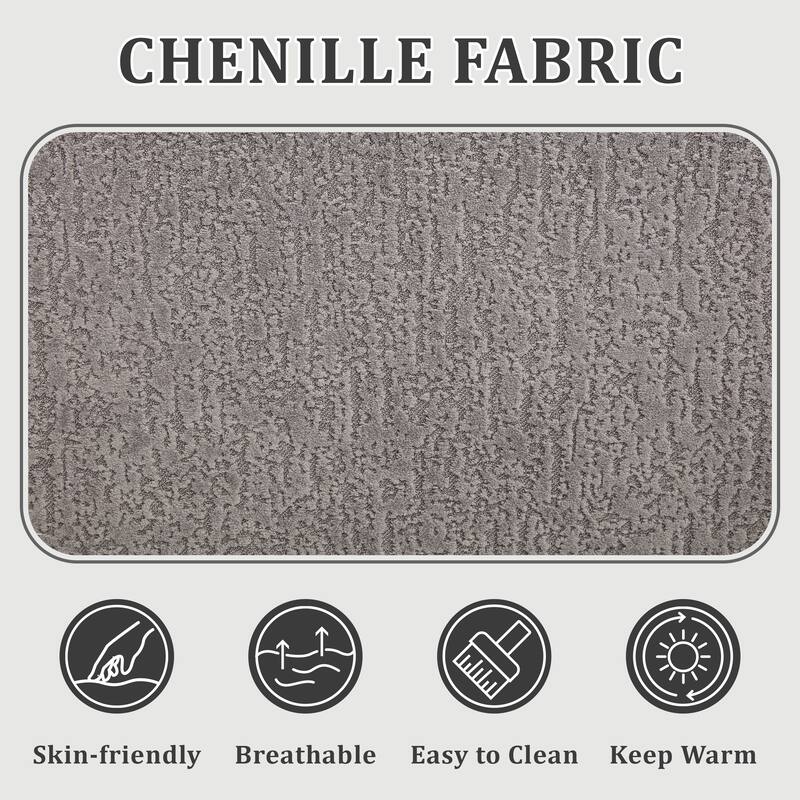 Irregular L-Shaped Modular Sectional Sofa with Chaise Lounge, Comfy Corduroy Deep Seat Cloud Couch, 3 Seat Sofa with 5 Pillows