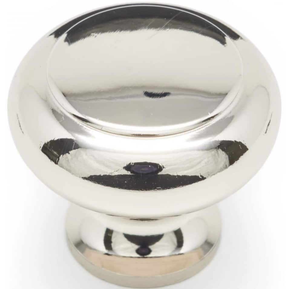 RK International CK 91 Plain 1-1/4" Solid Metal Mushroom Cabinet /