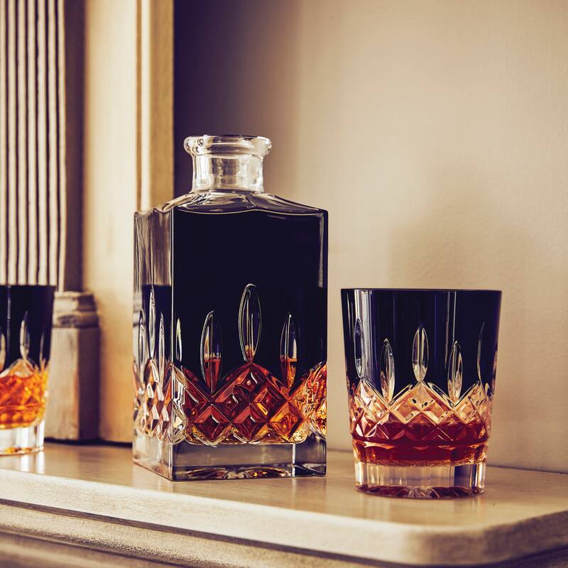 Waterford Lismore Black Tumbler 9floz, Set of 2
