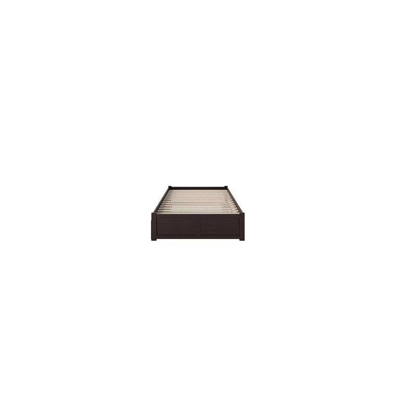 Appeal Twin Panel Bed - Wood Veneer Frame - Dovetail Drawers - No Foundation Needed