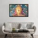 preview thumbnail 14 of 13, iCanvas "Buddha Head" by Manjik Pictures Framed