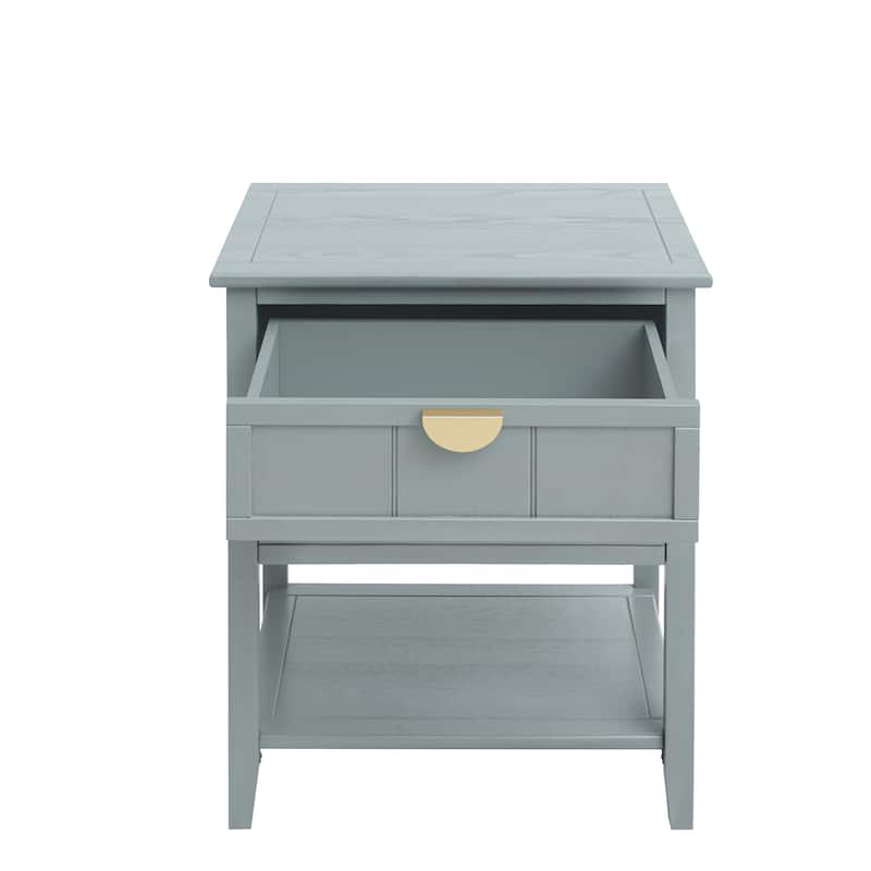 2 Drawer Side table - N/A