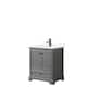 Option Dark Gray, Black Trim, Giotto Quartz Top