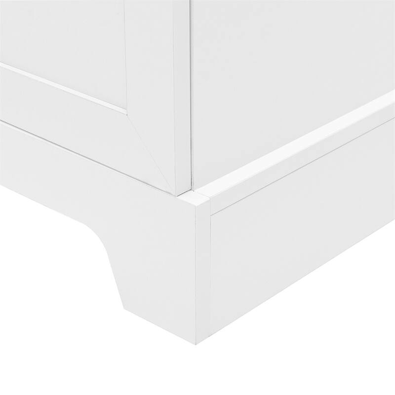 Storage Cabinet with Two Doors for Bathroom,Office,Adjustable Shelf