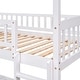 preview thumbnail 9 of 14, Twin over Twin Bunk Bed with Slide, House Bed with Slide