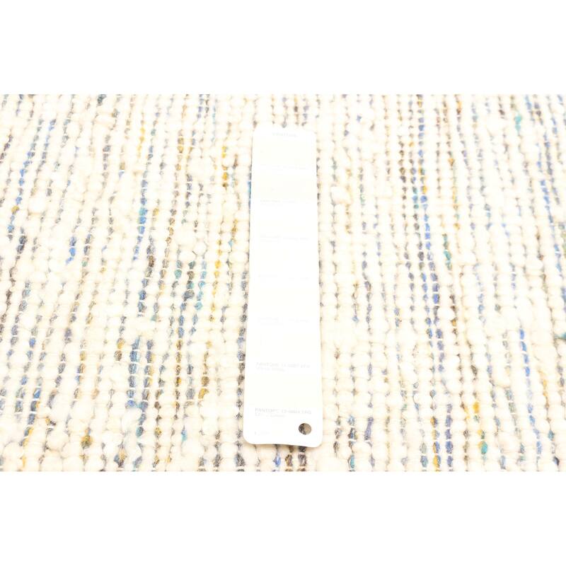 ECARPETGALLERY Braid weave Sienna Cream Wool Rug - 4'11 x 8'0