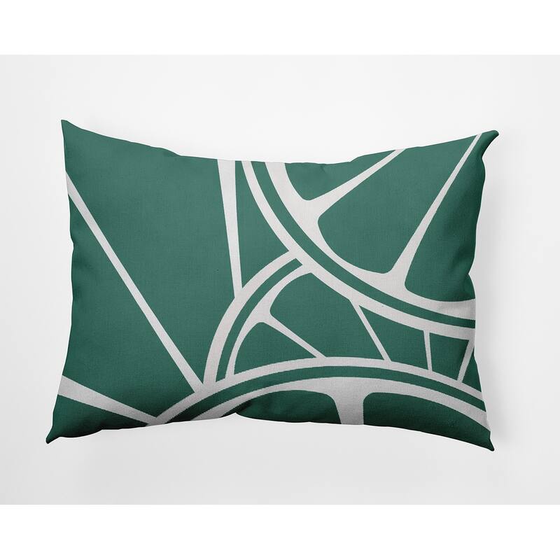 Fruit Wedges Decorative Throw Pillow - 14" x 20" - Green Mint