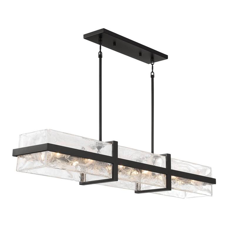 Minka Lavery 3617 Cloud Break 12 Light 48" Wide Linear Chandelier