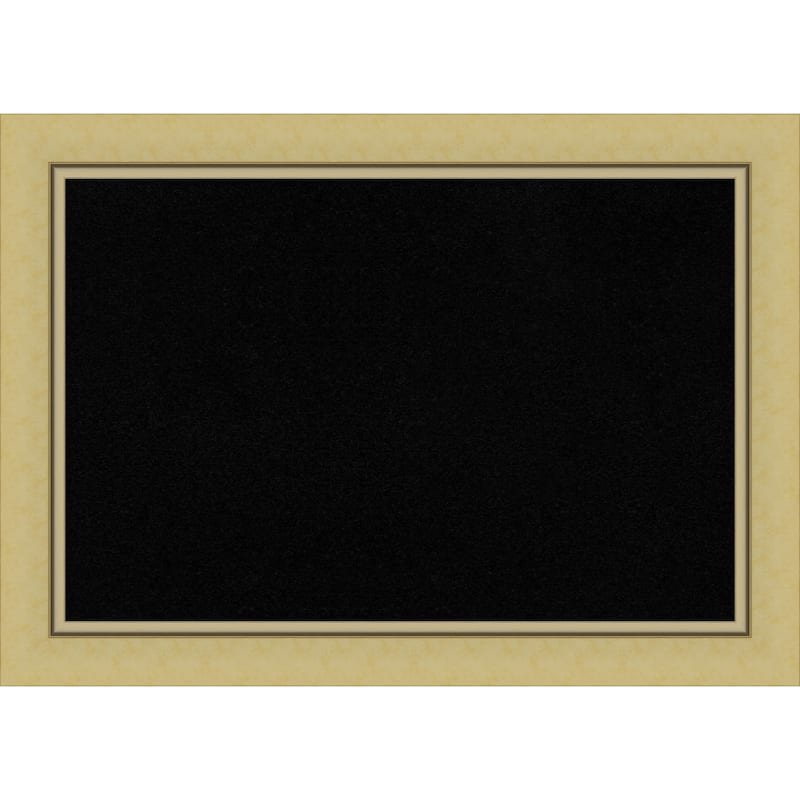 Landon Gold Framed Black Corkboard Bulletin Board