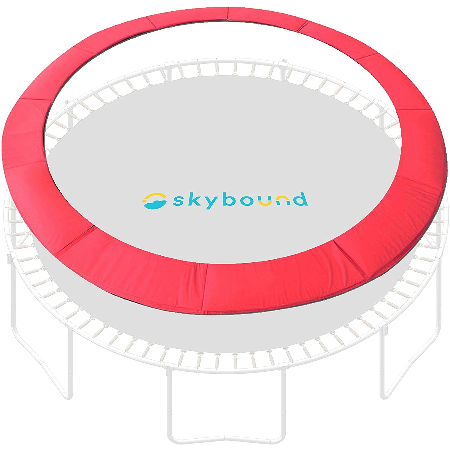 SkyBound 14ft Trampoline Spring Cover Pad fits up to 7 Springs Red 14 Bed Bath Beyond 32869500