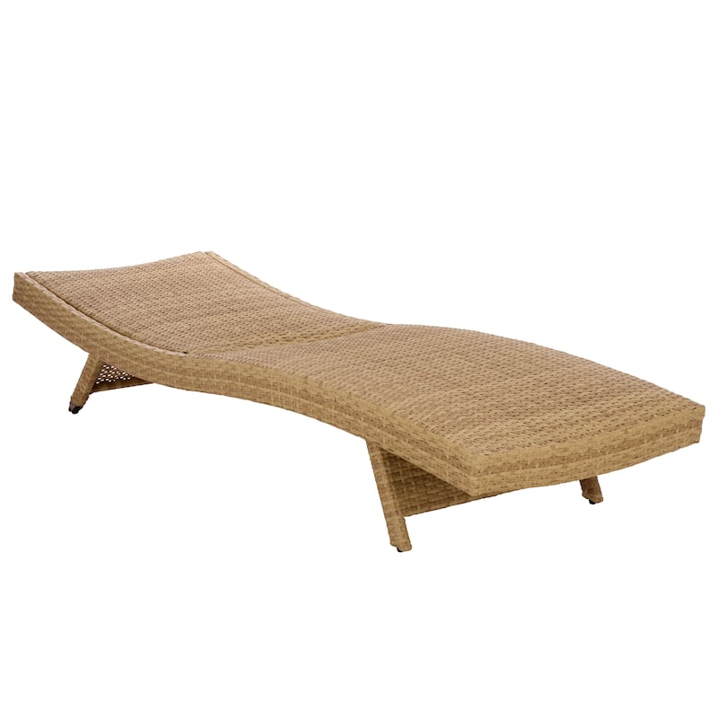 SAFAVIEH Outdoor Living Alex Quick Dry Foam Lounger - 78"W x 26"D x 15"H