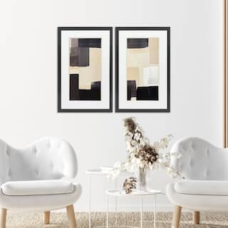 Paragon Neutral Shapes Framed Art - Set of 2