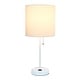 preview thumbnail 43 of 99, Porch & Den Custer Metal/ Fabric Lamp with Charging Outlet