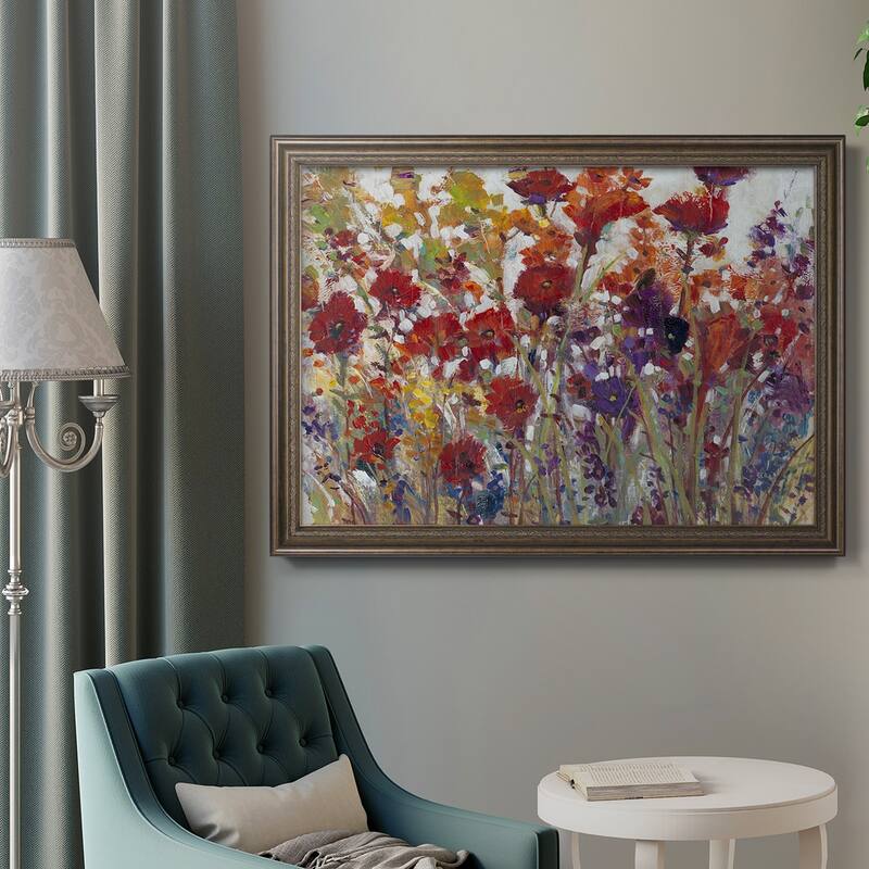 Variety of Flowers I Premium Framed Canvas- Ready to Hang