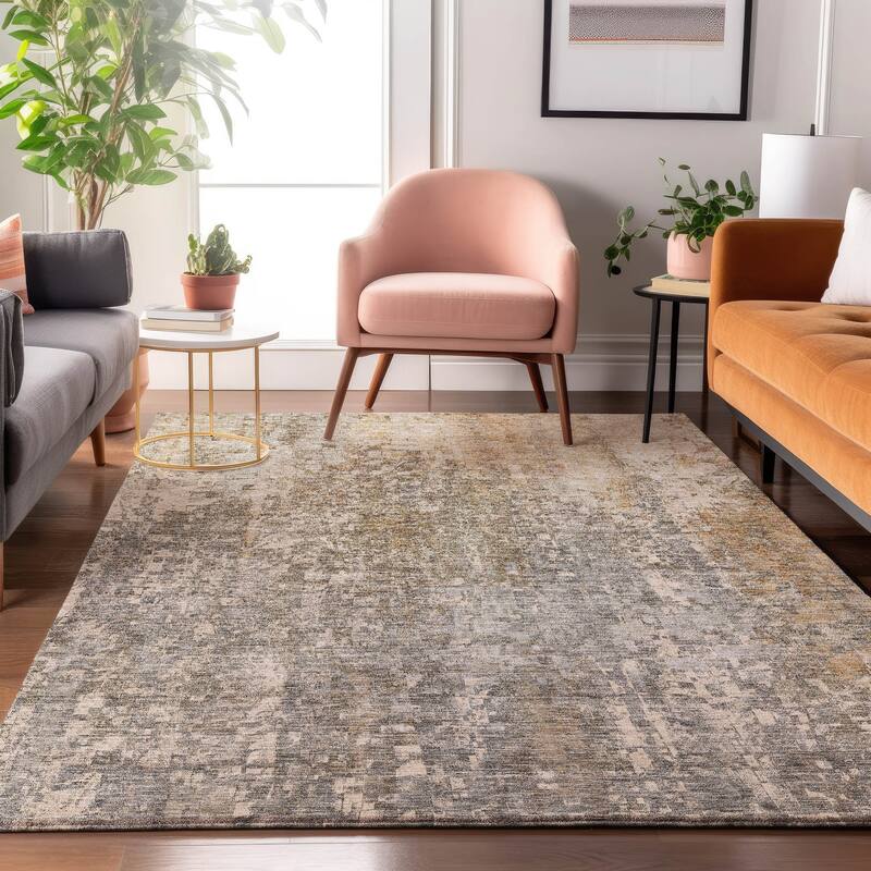 Premium Washable Super Soft Ombre Mosaic Mayfield Rug - Beige - 3' x 5' - Rectangle
