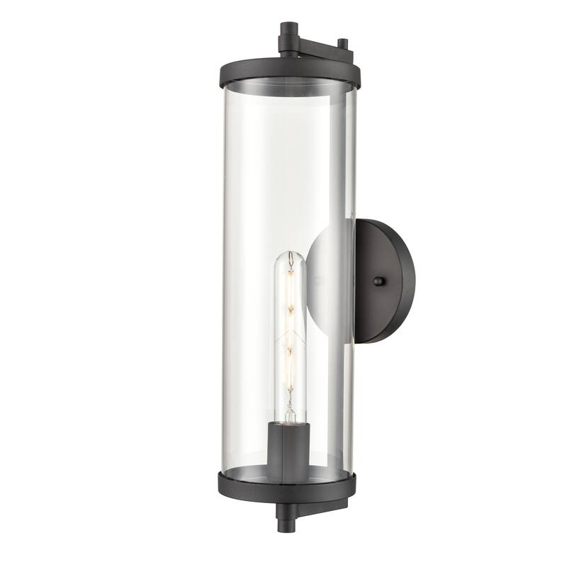 Millennium Lighting Beckham 1 Light Outdoor Wall Sconce in Textured Black