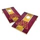 preview thumbnail 1 of 4, Vintage Minnesota Golden Gophers 2x4 Tailgate Cornhole Boards Include Carrying Case