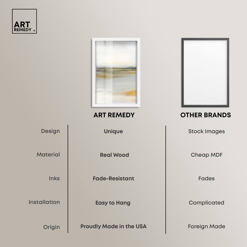 Misty Expanse I Shadowbox by Art Remedy