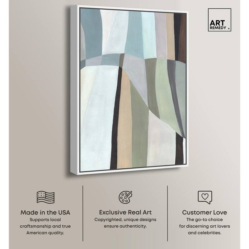 Abstract Fragments I Canvas by Art Remedy
