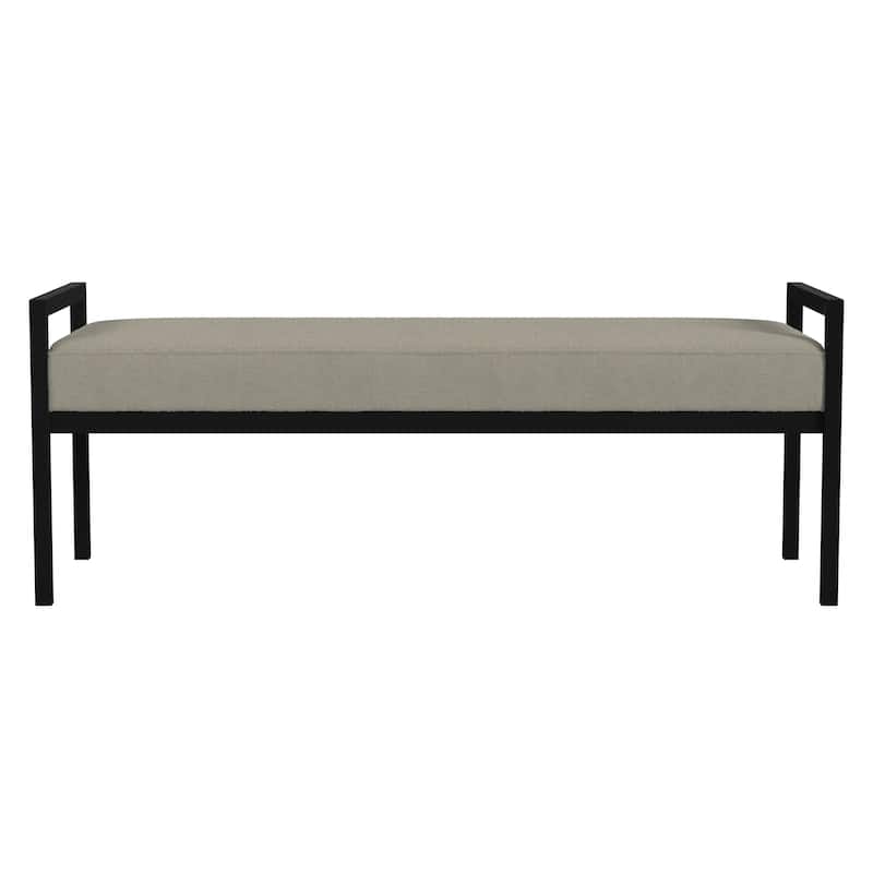 HomePop Modern Metal Bench